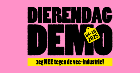 Dierendag Demo: protestmars tegen de vee-industrie 