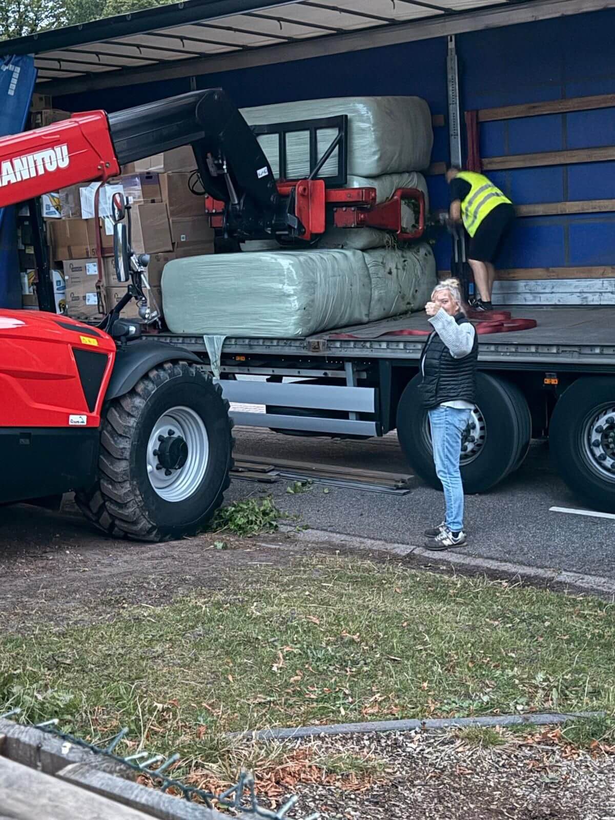 Patricia uit Smilde doneerde 13.000 kilo hooi