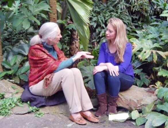 In 2014 sprak Karen Soeters met Jane Goodall over haar levenswerk | Foto: Angelique Lagarde