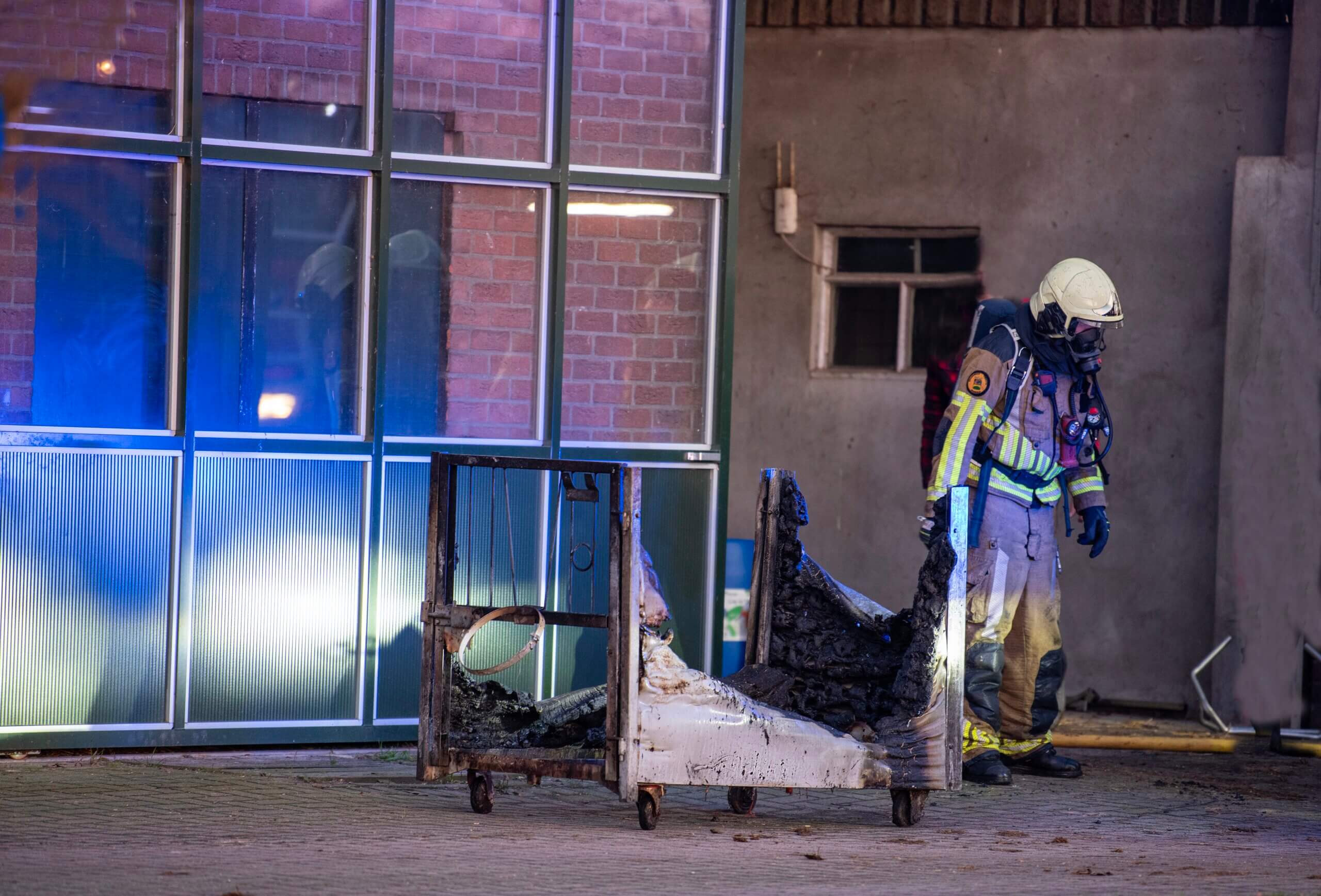 Kalfjes dood door stalbrand in Markelo