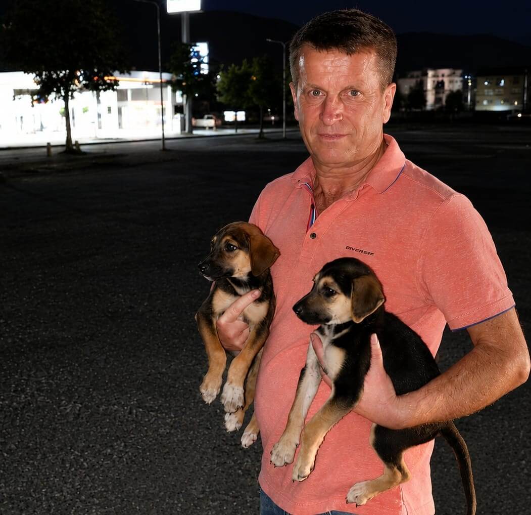 Sadri Sopi is de oprichter van Stichting Animals Kosovo