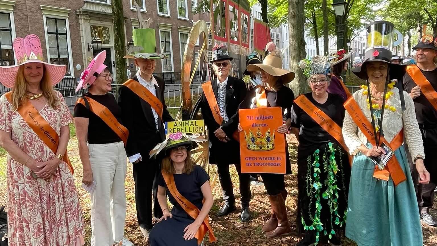 Dieren horen ook in de troonrede