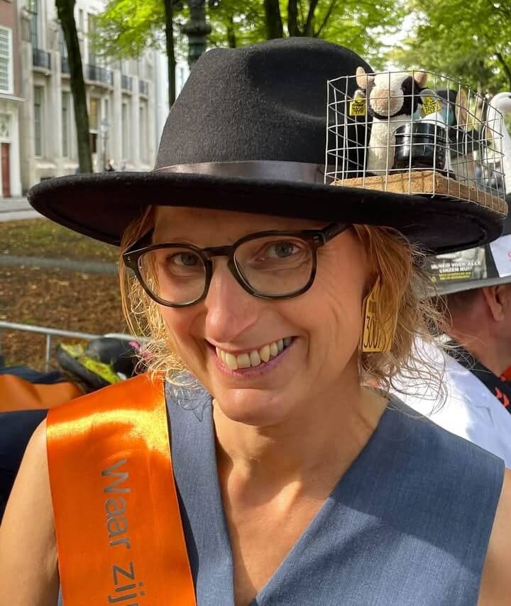 Hoed met kalf in afzondering