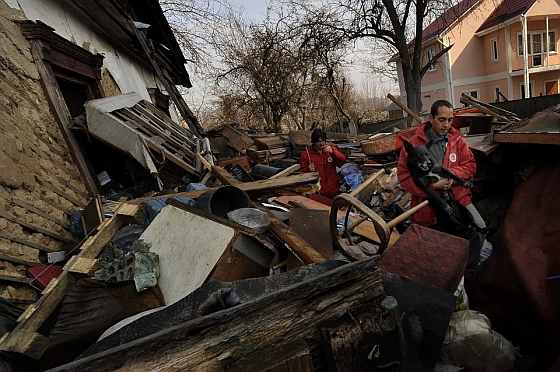 Vier Voeters in actie in de Oekraïne